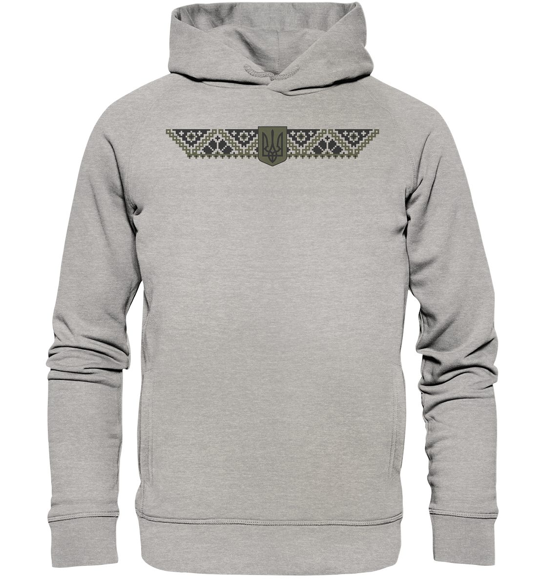 Ukraine Tryzub Trident & Vyshyvanka Hoodie